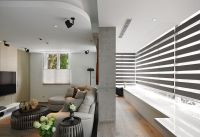 混搭时尚风家装一居效果图