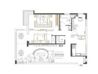 120平米万科四季花城欧式风格