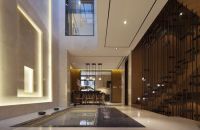 中式家装格调别墅效果图