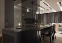 现代格调风一居室效果图