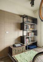 混搭风格调一居室效果图