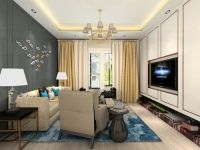 简欧风格---90平两居华业东方玫瑰