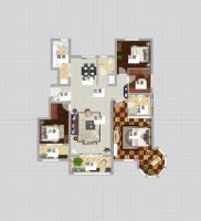 180平四居简欧风格