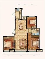 京贸国际公馆三居现代风格