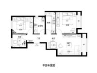 6万元打造简约简约小三居-上河湾