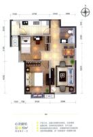 富力惠兰美居~简欧~两居