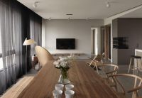 现代风调三居室效果图