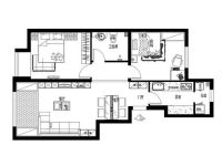 北京实创装饰-中加博悦90平整体装修
