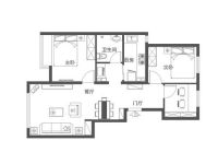 北京实创装饰-北京城建上河湾装修-简约风格
