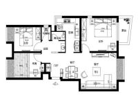 北京实创装饰-莱茵山100平整体装修