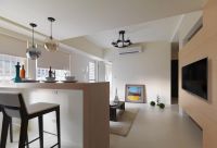 家居现代风电视背景墙装修