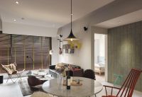 北欧风情电视背景墙装修