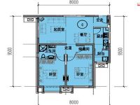 东洲家园-古典欧式-两居室