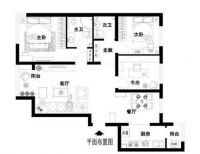 远洋一方-欧式风格-两居室