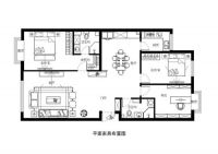 北京实创装饰-石韵浩庭140平整体装修方案