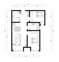 北京实创装饰缔造九里香堤82平时尚美居