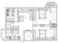 惠新西街5号院96平简约中式方案