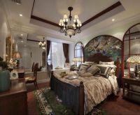 北京臻园三居室美式风格家装设计案例展示