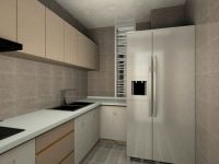 中海国际公馆90平两居，现代简约风格效果图