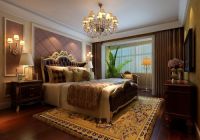 潮白河孔雀城300平欧式风格设计方案效果图