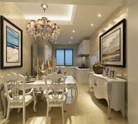 简欧风格130平三居---美林园