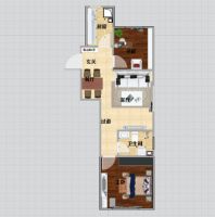 亚林上苑 现代简约风格75平二居室
