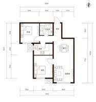 中铁西城90平米设计方案