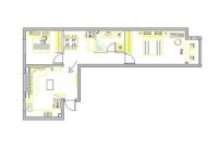 北京实创装饰-环保嘉园90平整体装修设计方案