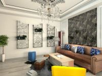 紫贵御园简欧风格85.6平两居