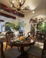 北京臻园三居室美式风格设计案例展示