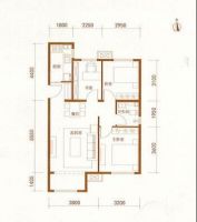 京汉东方名苑88.5平简约风格装修设计方案