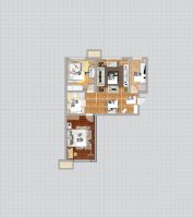 锦绣园自住型商品房——现代简约风格两居88平