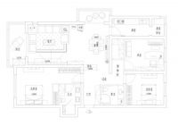 东方太阳城二期170平美式乡村混搭风格效果图