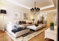 北京怡园116平简约时尚案例效果图