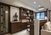 中式时尚家居背景墙装修图