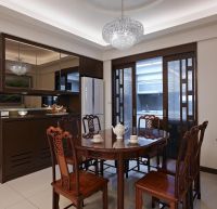 中式时尚家居背景墙装修图