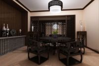 现代中式风格——世纪海洋花园110平二居