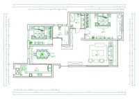现代中式风格——世纪海洋花园110平二居