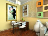 温馨浪漫现代简约风格---83平三居室