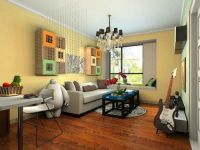 温馨浪漫现代简约风格---83平三居室