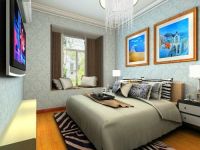 温馨浪漫现代简约风格---83平三居室
