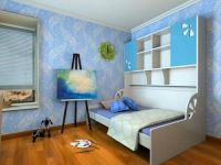 丽水嘉园混搭风格三居室效果图