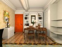 丽水嘉园混搭风格三居室效果图