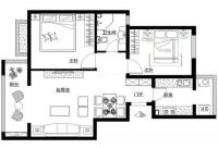 珠江逸景家园两居95平米现简欧风