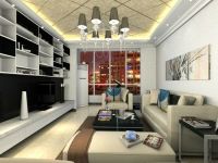 天通苑二区---现代风格三居室效果图