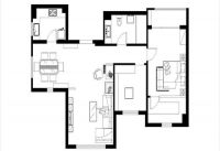 阳光左右间65平米-简约风格整体装修设计方案