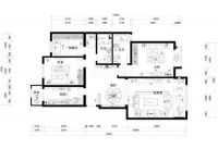 新华联家园三居现代简欧约风格