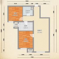 西派国际公寓二居