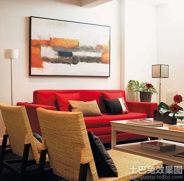 现代混搭一室一厅家居装修效果图片