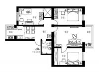 九棵树家园两居混搭风格